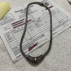 Silver and Gold Necklace
